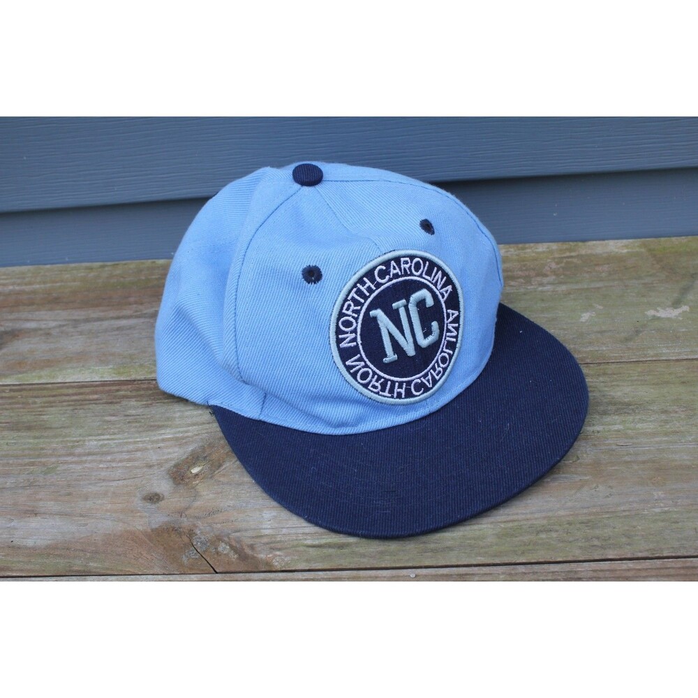 NCAA North Carolina Tar Heels Snapback Hat Carolina Blue NC Logo Signatures NICE